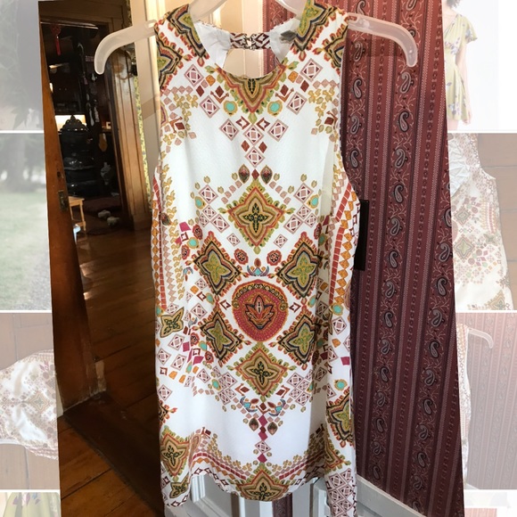 Ecote Dresses & Skirts - Urban Outfitters Ecoté Tribal Print Shift Dress